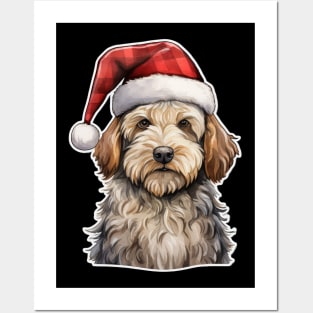 Labradoodle Christmas Posters and Art